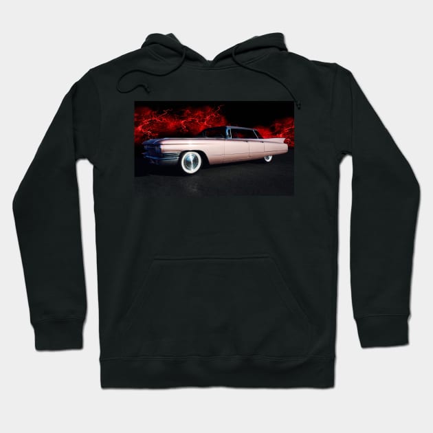 1960 Flat Top Cadillac Profile Hoodie by Burtney